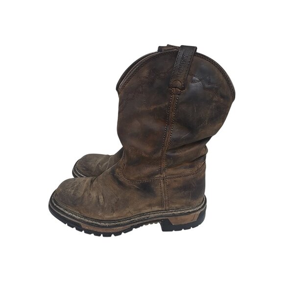 Rocky Men's Original Ride Square Toe Western Boot-RKW0131 Soft To Brown Size 9M - Picture 4 of 7